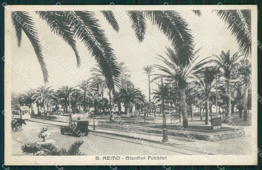Imperia Sanremo Tram Auto Cartolina ZG2168 – fronte