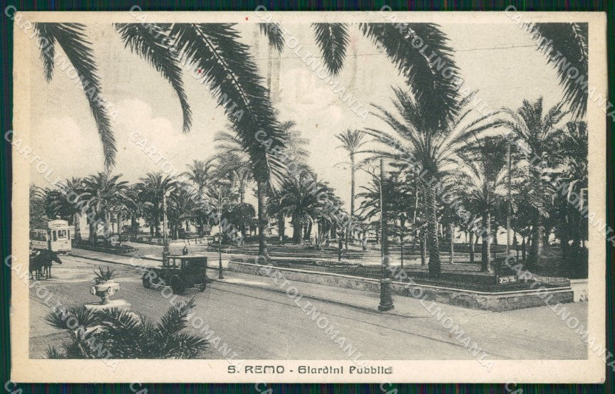 Imperia Sanremo PIEGATA Cartolina ZG2169 – fronte