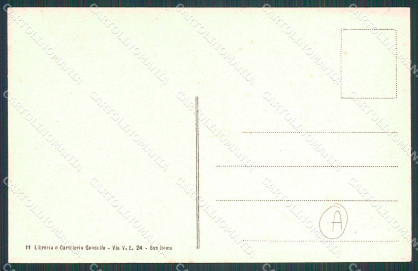 Imperia Sanremo Porta San Giuseppe Asino Cartolina ZG2183 – retro