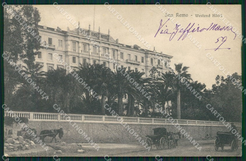 Imperia Sanremo Carrozze Cartolina ZG2191 – fronte