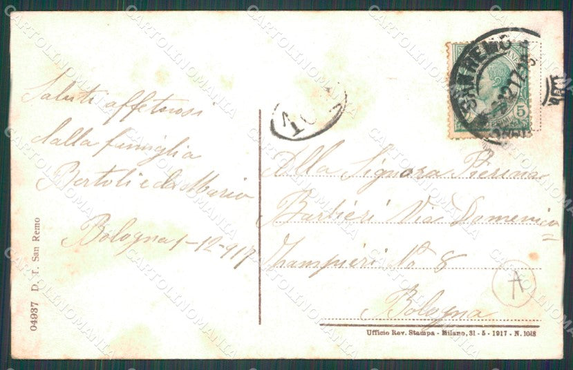 Imperia Sanremo Cartolina ZG2198 – retro