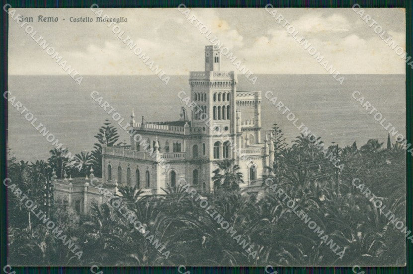 Imperia Sanremo Castello Marsaglia SCOLLATA Cartolina ZG2206 – fronte