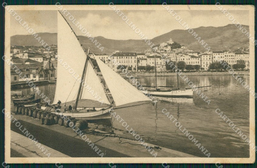Imperia Sanremo Barca PIEGA Cartolina ZG2211 – fronte