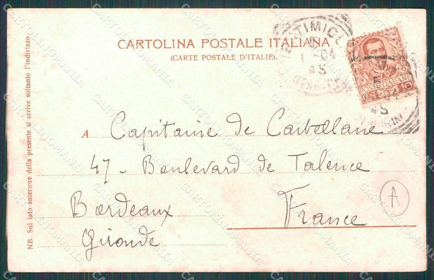 Imperia Sanremo Barca PIEGHINA Cartolina ZG2215 – retro