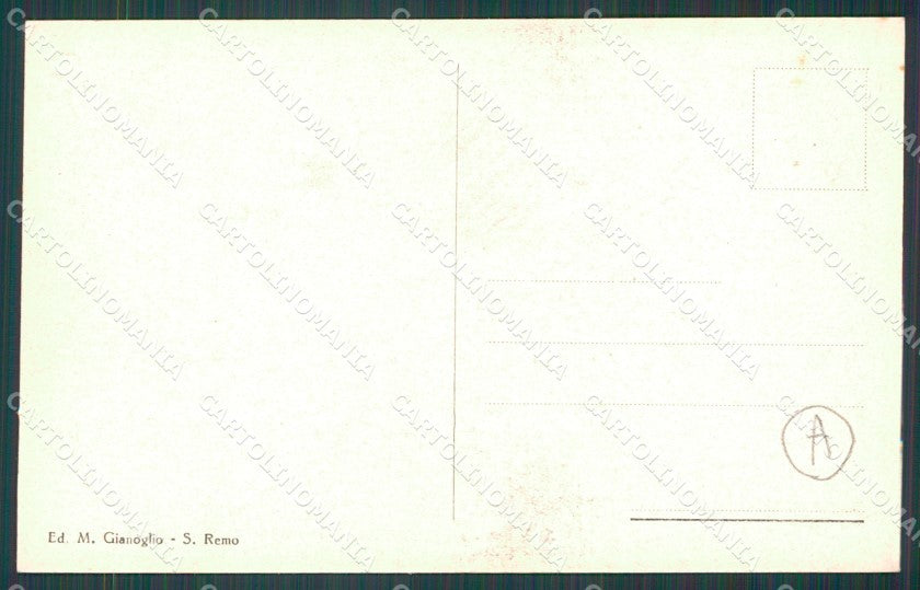 Imperia Sanremo Fascismo Cartolina ZG2220 – retro