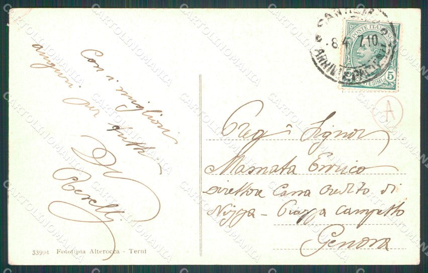 Imperia Sanremo PIEGHINA Cartolina ZG2221 – retro