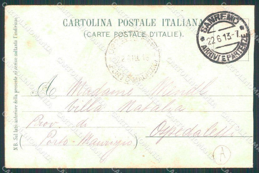 Imperia Sanremo Città Vecchia Cartolina ZG2228 – retro