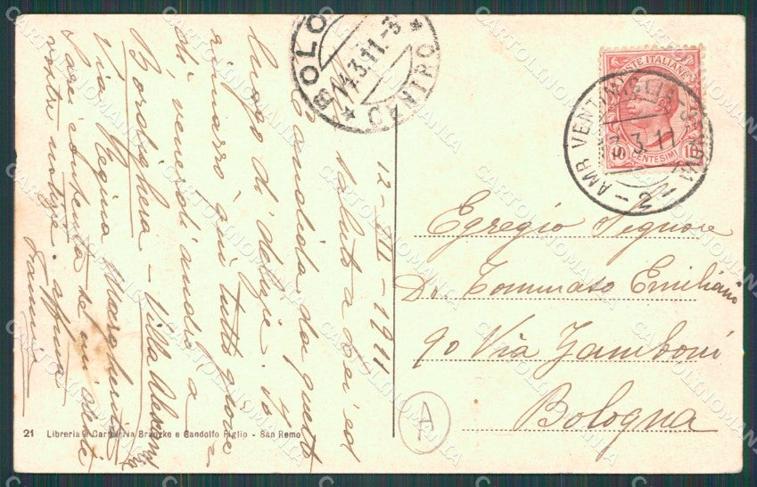 Imperia Sanremo Cartolina ZG2230 – retro