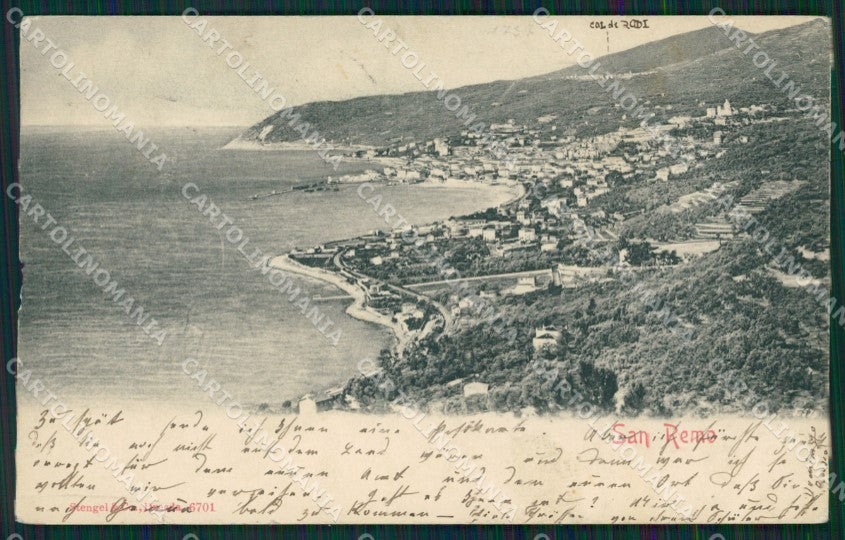 Imperia Sanremo Cartolina ZG2238 – fronte
