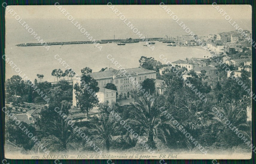 Imperia Sanremo PIEGA Cartolina ZG2240 – fronte