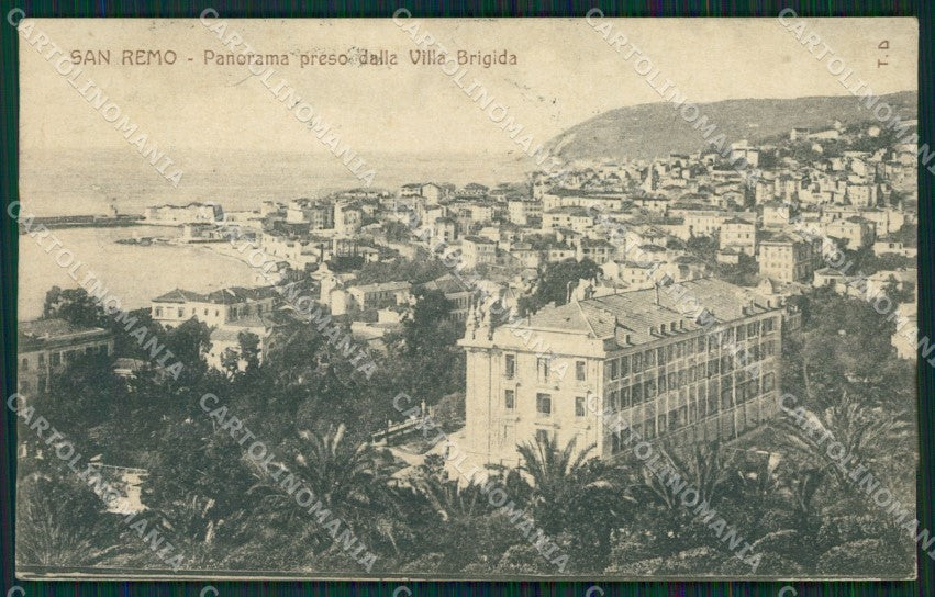 Imperia Sanremo Villa Brigida Cartolina ZG2241 – fronte