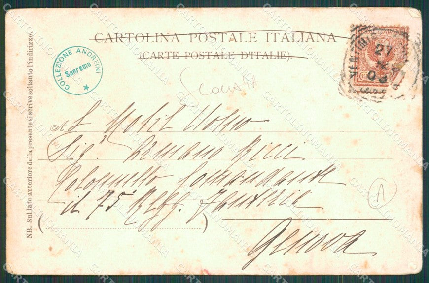 Imperia Sanremo SCOLLATA Cartolina ZG2248 – retro