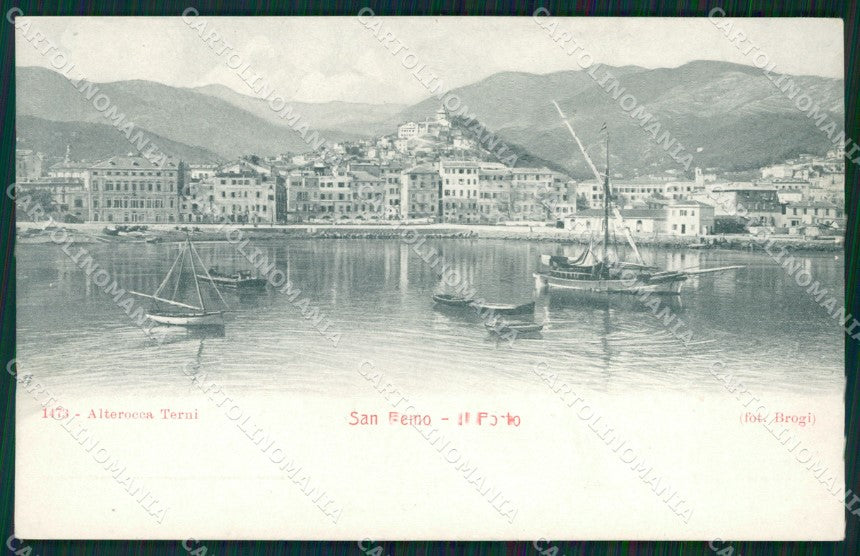 Imperia Sanremo Barche Alterocca 1473 Cartolina ZG2251 – fronte