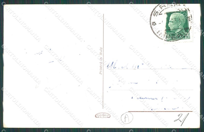 Imperia Sanremo Porto Candelliere PIEGA Cartolina ZG2254 – retro