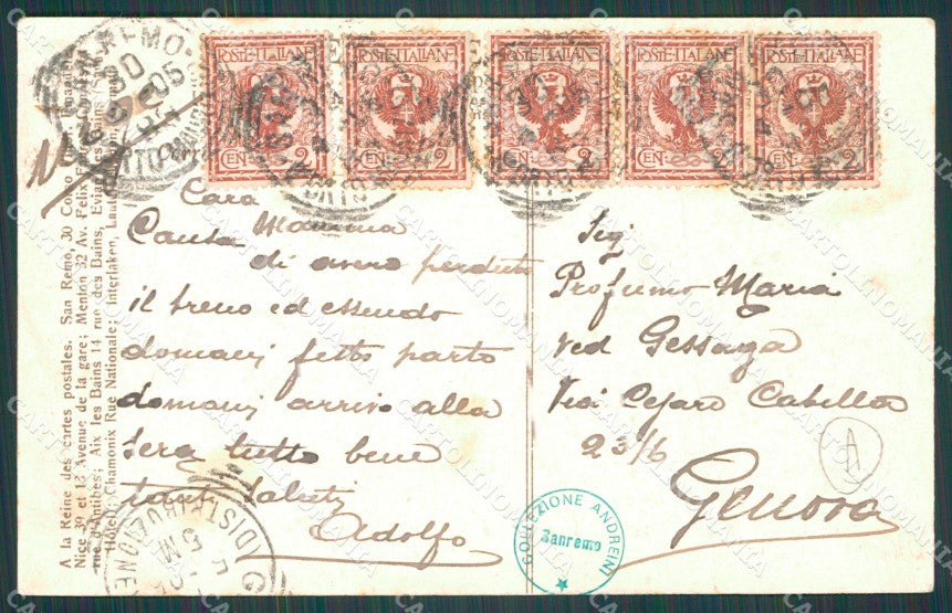 Imperia Sanremo Cartolina ZG2256 – retro