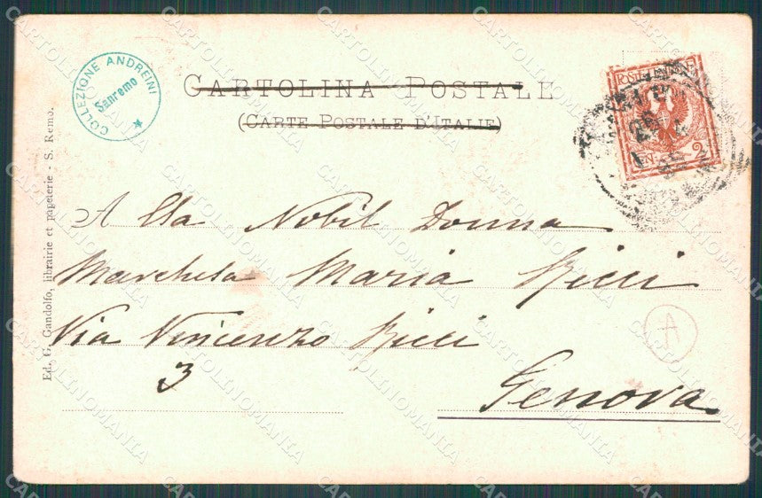 Imperia Sanremo Barche PIEGA Cartolina ZG2261 – retro