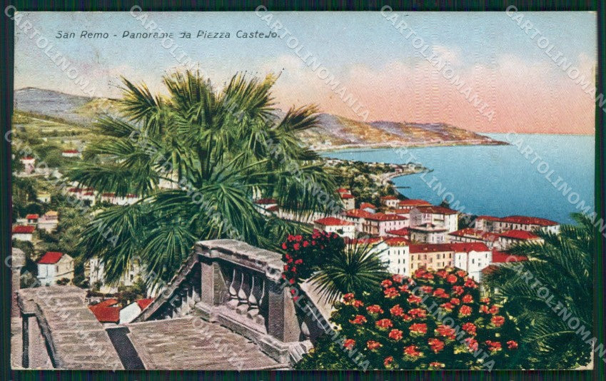 Imperia Sanremo Piazza Castello Cartolina ZG2272 – fronte