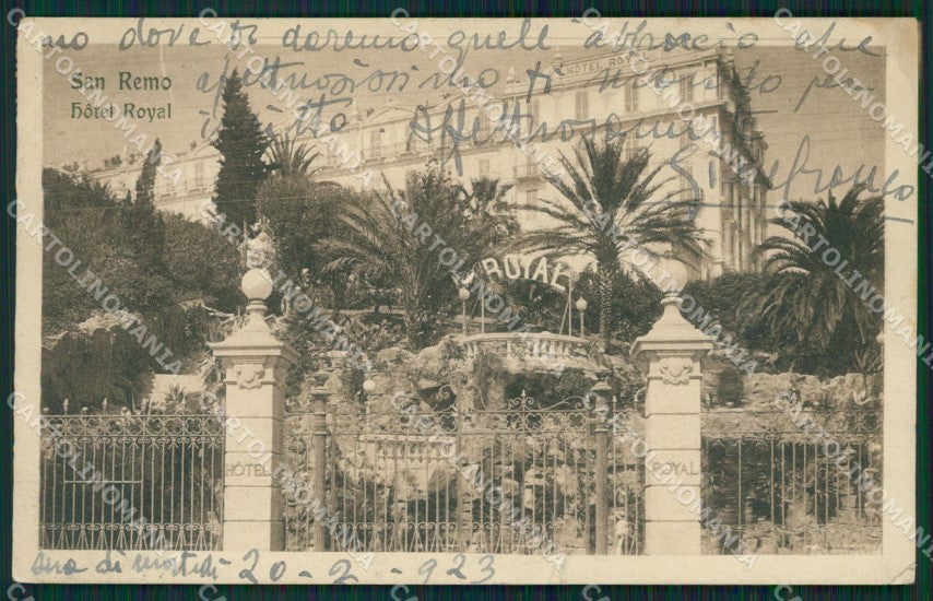 Imperia Sanremo Cartolina ZG2274 – fronte