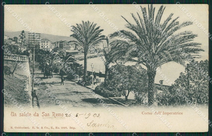Imperia Sanremo Cartolina ZG2282 – fronte