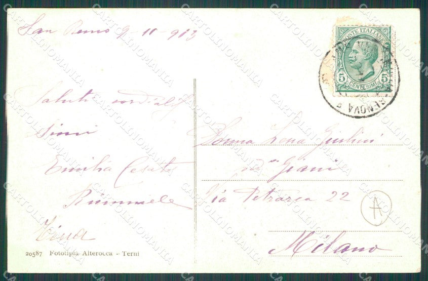 Imperia Sanremo Cartolina ZG2292 – retro