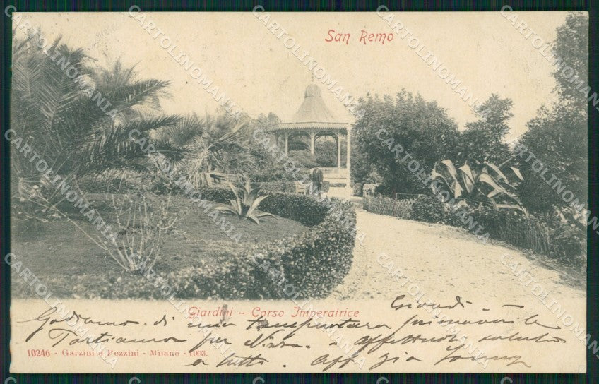 Imperia Sanremo Cartolina ZG2296 – fronte