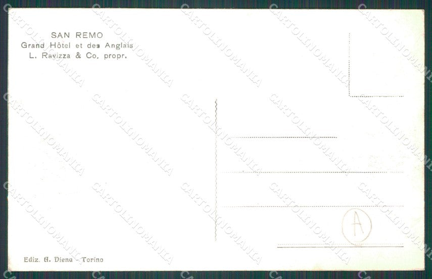 Imperia Sanremo Cartolina ZG2299 – retro
