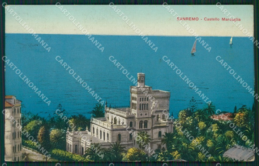 Imperia Sanremo Castello Marsaglia Cartolina ZG2306 – fronte