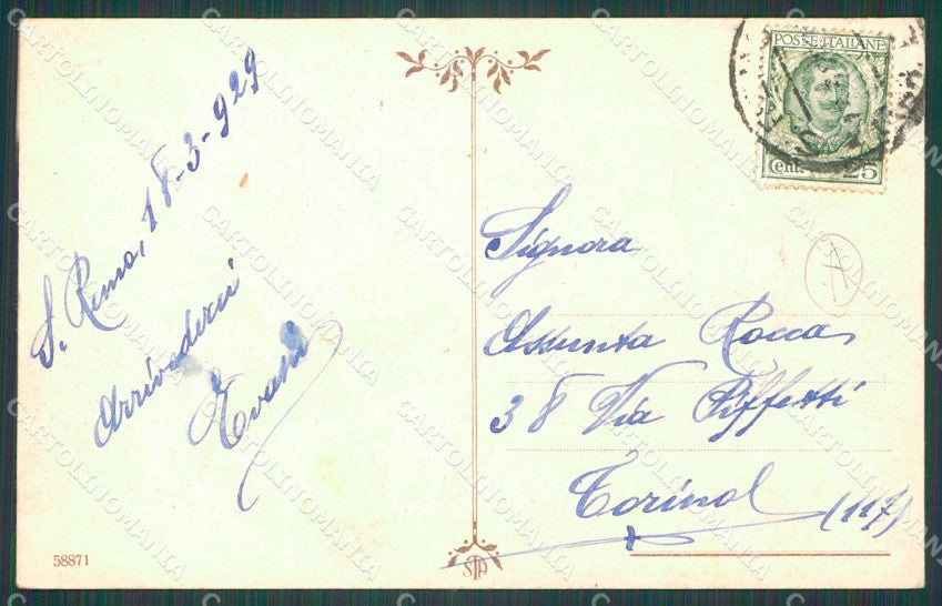 Imperia Sanremo Castello Marsaglia Cartolina ZG2306 – retro