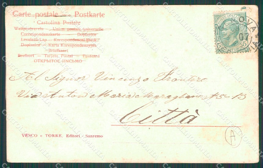 Imperia Sanremo ABRASA Cartolina ZG2307 – retro