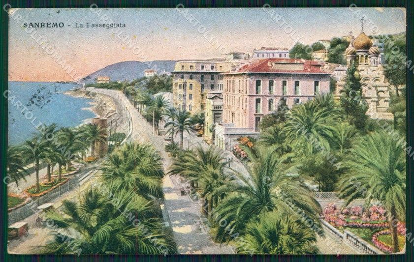 Imperia Sanremo PIEGHINA Cartolina ZG2310 – fronte