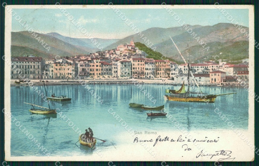 Imperia Sanremo Barche Cartolina ZG2311 – fronte