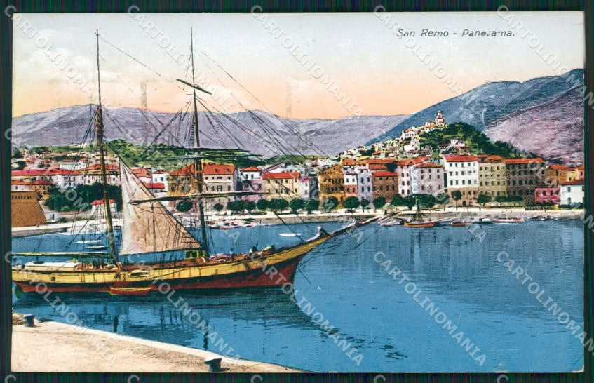 Imperia Sanremo Barca Cartolina ZG2319 – fronte