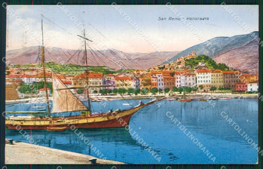 Imperia Sanremo Barca Cartolina ZG2322 – fronte