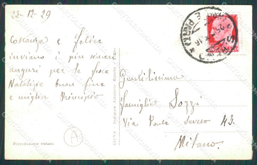 Imperia Sanremo Berigo Cartolina ZG2340 – retro