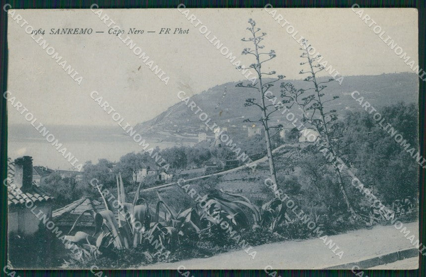 Imperia Sanremo Capo Nero Cartolina ZG2382 – fronte