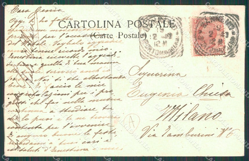 Imperia Sanremo Capo Nero Cartolina ZG2382 – retro