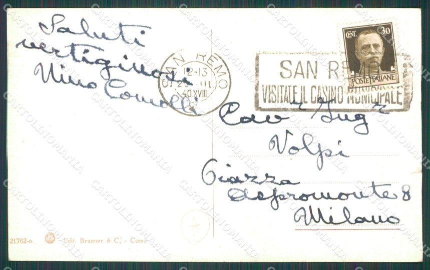 Imperia Sanremo Cartolina ZG2389 – retro