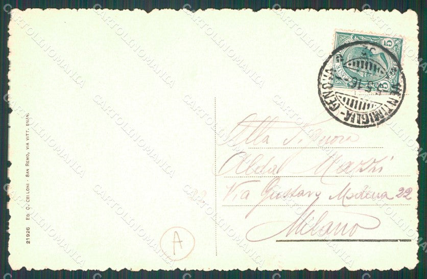 Imperia Sanremo Cartolina ZG2399 – retro