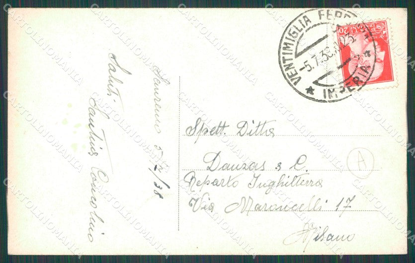 Imperia Sanremo Chiesa Russa Cartolina ZG2402 – retro