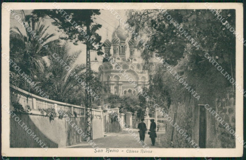 Imperia Sanremo Chiesa Russa Cartolina ZG2403 – fronte