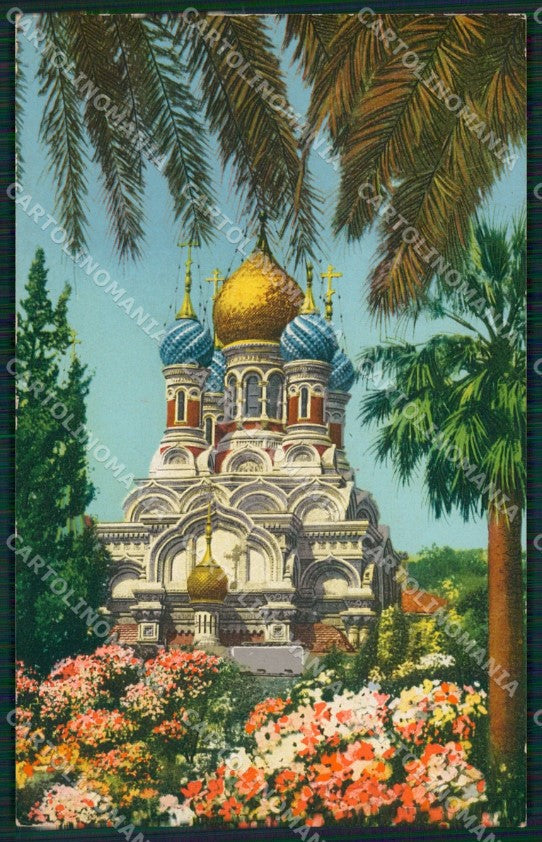 Imperia Sanremo Chiesa Russa Cartolina ZG2407 – fronte