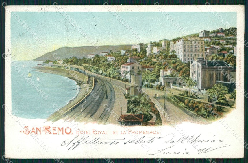 Imperia Sanremo PIEGA Cartolina ZG2415 – fronte