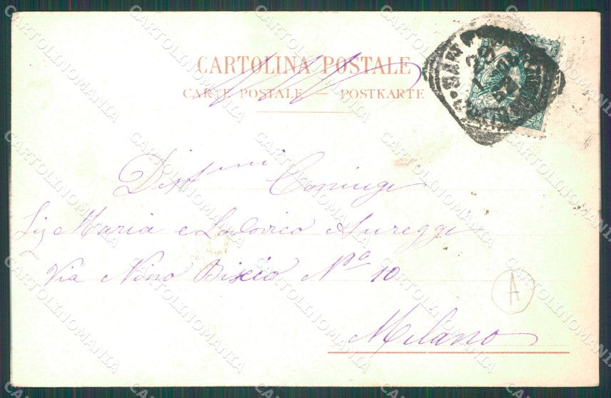 Imperia Sanremo Villa Zirio Cartolina ZG2421 – retro