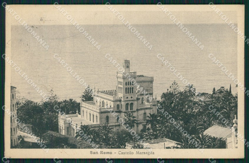 Imperia Sanremo Castello Marsaglia Cartolina ZG2426 – fronte