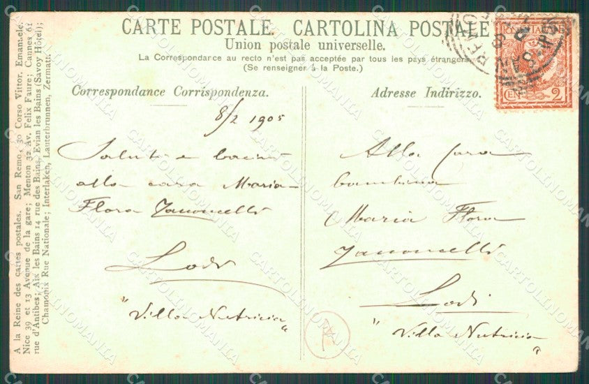 Imperia Sanremo Cartolina ZG2440 – retro