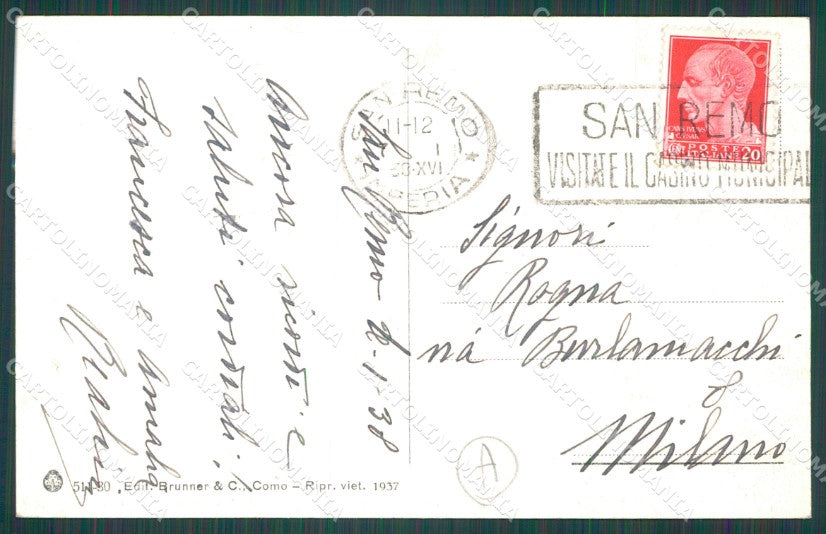 Imperia Sanremo Cartolina ZG2444 – retro