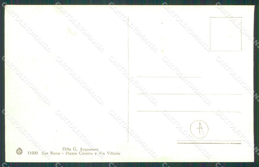 Imperia Sanremo Cartolina ZG2451 – retro