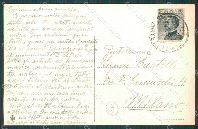 Imperia Sanremo Garibaldi Cartolina ZG2462 – retro