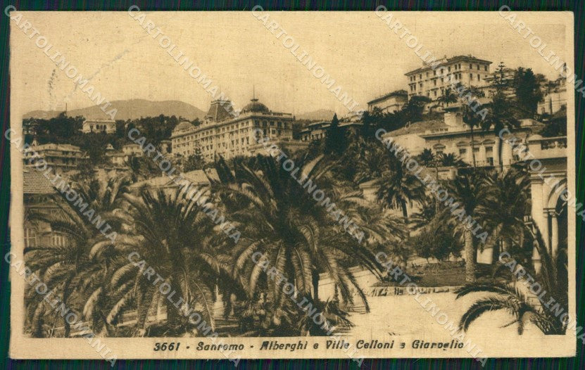 Imperia Sanremo PIEGA Cartolina ZG2476 – fronte