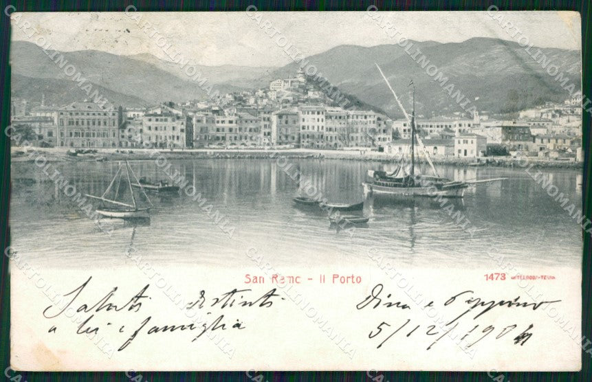Imperia Sanremo STRAPPINO Cartolina ZG2477 – fronte